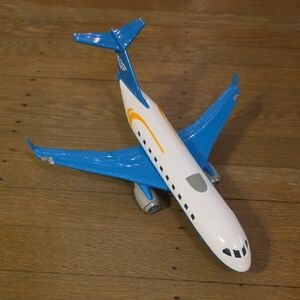 Driven By Battat Airplane.  WORKS